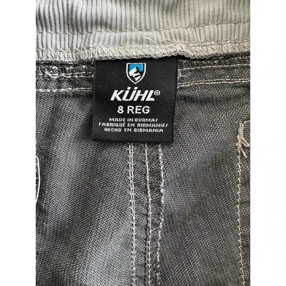 Kuhl Pants Women 8 Regular Gray Cabo Hiking Outdoor UPF 50 Utility Travel Casual - Picture 3 of 10